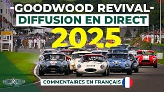 🇫🇷 | Jour 2 Goodwood Revival 2025 En Direct - Commentaires En Français 🇫🇷 | Jour 2
