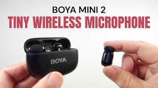 Boya Mini 2 - Tiny Wireless Mic With Big Sound