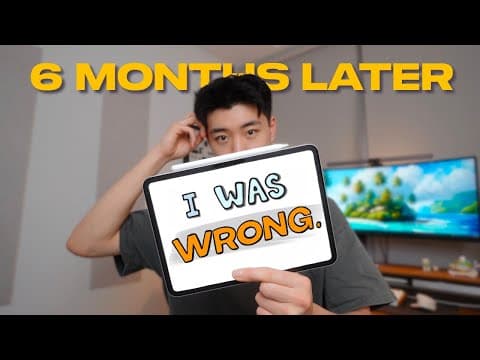 M4 Ipad Pro Long Term Review (6 Months Later) - I Was Wrong!