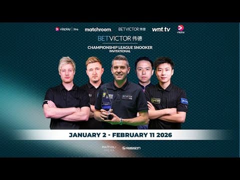 Watch Live | Betvictor Championship League Snooker | 2026 Invitational Edition | Table Two
