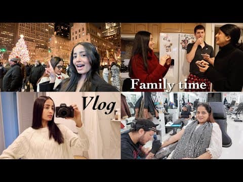 Flying To Visit My Sister + Mom Got A Tattoo! Family Time & Nyc Christmas