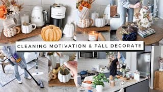 Cleaning Motivation | Clean & Decorate For Autumn! Fall Home Decor And Cleaning