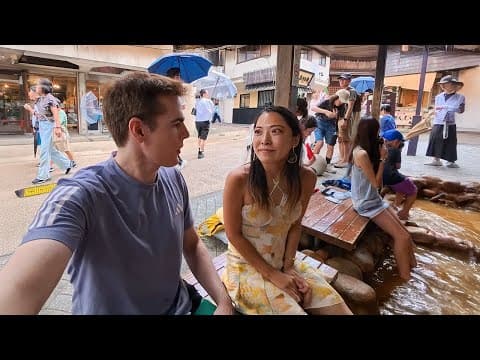 Japanese Girl Invites Me To Ancient Hot Spring Town 🇯🇵