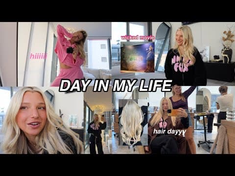 Day In My Life Vlog | Pilates, Hair Day, Wicked Movie