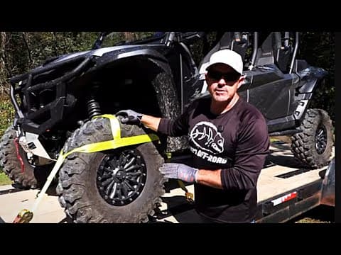 How To Secure Your Atv Or Sxs Like A Pro | Tire Bonnet Strap Tutorial | Fisher’s Off-road | 2025