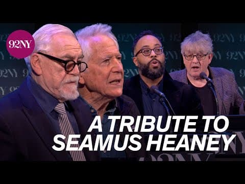 A Tribute To Seamus Heaney