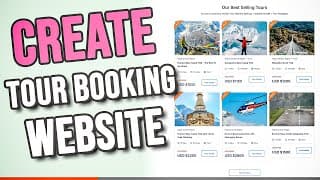 How To Create Tour Booking Website With Tripcart