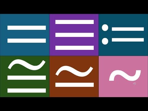 What Does "equal" Actually Mean?