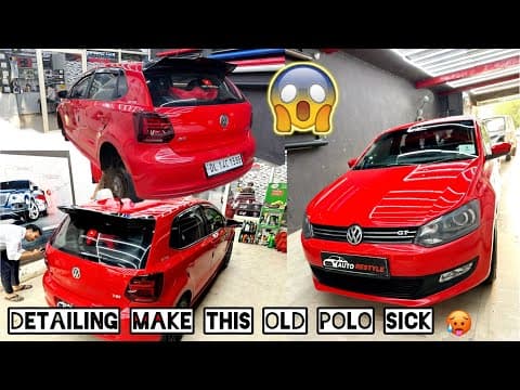रबिंग पॉलिश देख ख़ुद Vw वाले Aagye 😱 Detailing This 10 Yrs Old Polo Like A New ✅