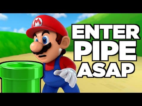 I Entered Warp Pipes In Mario As Fast As Possible!