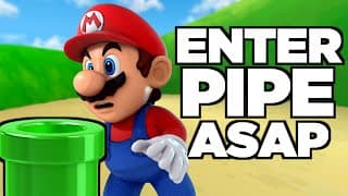 I Entered Warp Pipes In Mario As Fast As Possible!