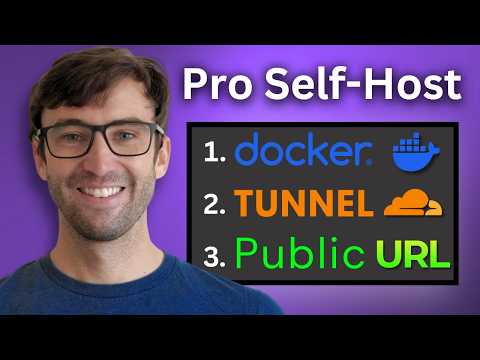 Self-host The Right Way (docker + Cloudflare Tunnels)