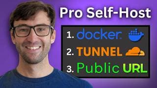 Self-host The Right Way (docker + Cloudflare Tunnels)