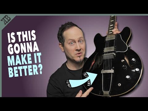 Modding My Gibson Es | From Bigsby To Trapeze Tailpiece | Guitar Tweaks