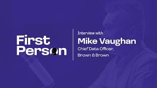 First Person Meets... Mike Vaughan: Winning As A Team