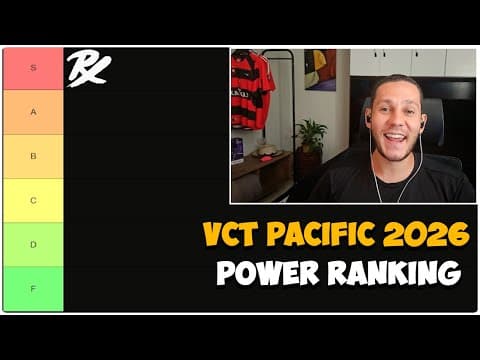 Vct Pacific 2026 Power Rankings