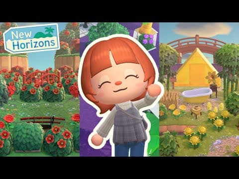 Color Themed Acnh Builds 🌈