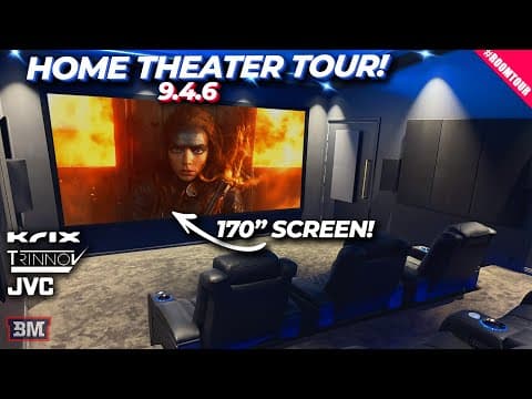 Insane 9.4.6 Home Theater  Tour!  2025 // Krix Mx-30 / Trinnov Altitude16 / Jvc Nz9 / Marantz Amp10