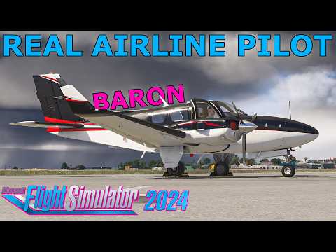 It's All In The Details! Black Square Baron For Msfs 2024/20 Overview With A Real Pilot!