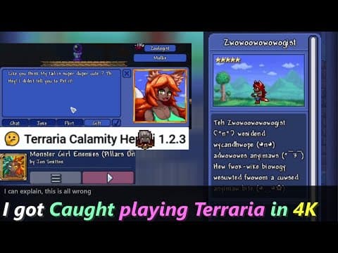 When You Use Terraria For Something Sus... (adamchromee Acting Sus Moments)