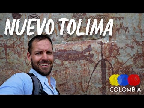 Over 12,000 Year Old Rock Paintings In Colombian Amazon! — Nuevo Tolima, Guaviare