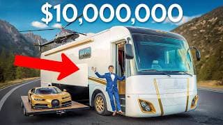 $1 Vs $10,000,000 Road Trip!