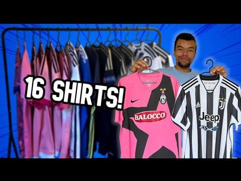 My Juventus Football Shirt Collection!