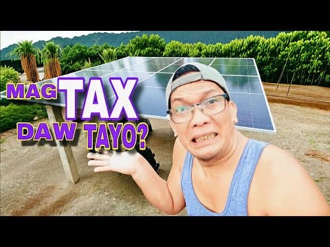 Masamang Balita Mga Solarista Magbabayad Na Tayo Ng Tax? Diumano?