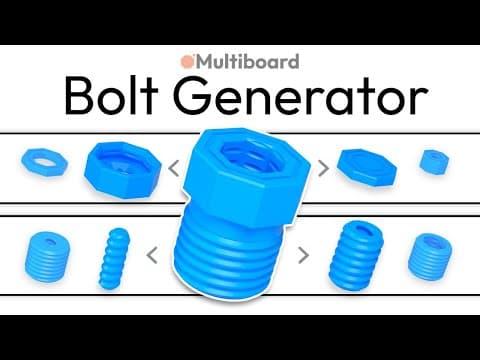 How To Use The Multiboard Bolt Generator