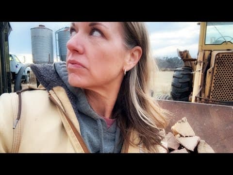 Splitting Wood In Prep For Snow (ice?) Storm...here It Comes!
