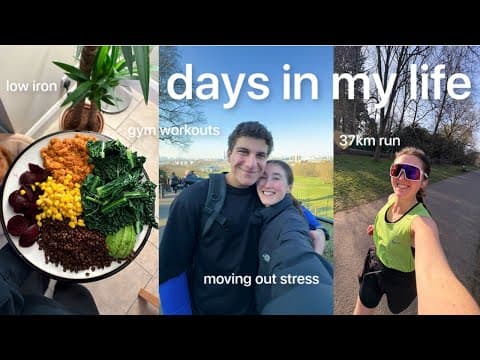 Iron Deficiency, Marathon Training, And Moving Out Stress - Vlog
