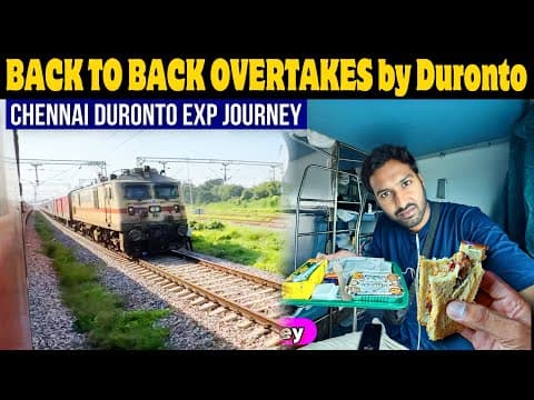 Chennai Duronto Exp Journey *back To Back Overtakes*