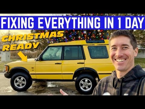 I Fixed The Rarest Land Rover In One Day To Make It To A Christmas Party