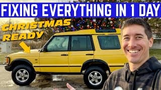 I Fixed The Rarest Land Rover In One Day To Make It To A Christmas Party