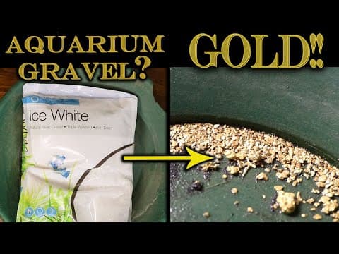 I Found Real Gold In Aquarium Gravel