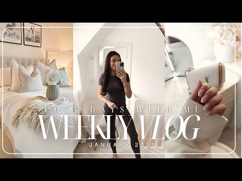 Cosy Days With Me | Weekly Vlog, Home Organising & Family Time!