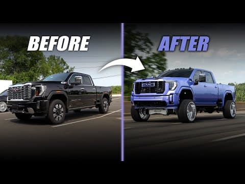 Completely Transforming A Brand New Gmc Denali Duramax!