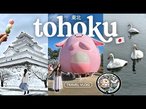 Japan Vlog 🇯🇵🏯🦢 Tohoku's Best Things To Do | Fukushima, Koriyama, Aizu, Morioka (pt. 1)