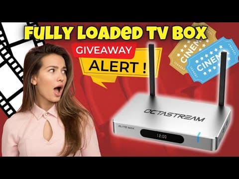 Octastream Elite Fully Loaded Tv Box Giveaway Happening Now!
