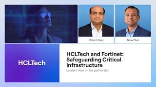 Hcltech And Fortinet Safeguarding Critical Infrastructure | Ot Security