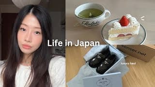 Living In Japan I Shopping In Tokyo, Luxury Haul Senser, 7-eleven Japan Haul + Mukbang!
