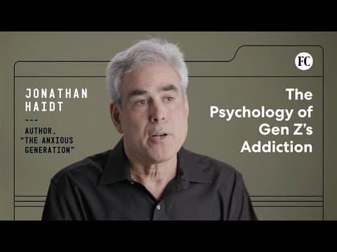 Gen Z’s Social Media Obsession: A Psychological Analysis With Jonathan Haidt