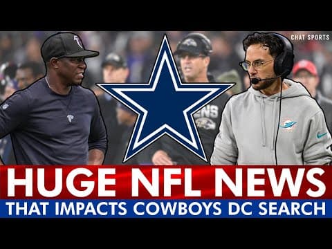 Huge Nfl News That Impacts The Cowboys Defensive Coordinator Search