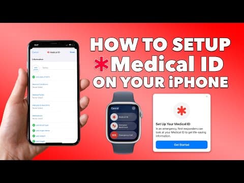 Set This Up Now: Medical Id On Iphone & Apple Watch Could Save Your Life