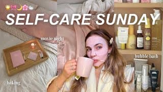 Weekly Self-care Routine 🛁 Baking, Movie Nights, & Cozy Evenings