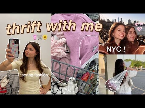 Come Thrift With Me For Spring 🌸 Nyc Vintage + Local Thrifting