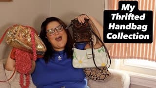 My Mostly Thrifted Handbag Collection!