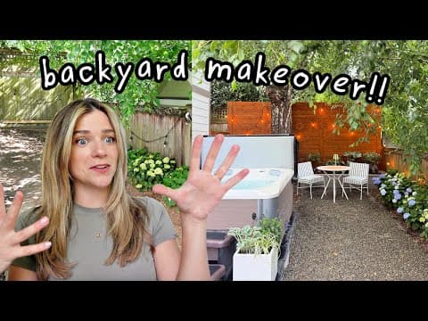 Backyard Makeover (maximizing A Small Space!) & Final Bachelorette Prep!