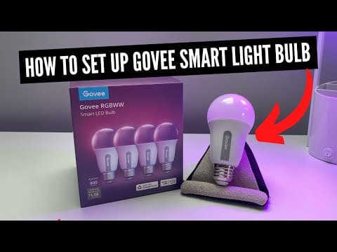 How To Set Up Govee Smart Light Bulbs
