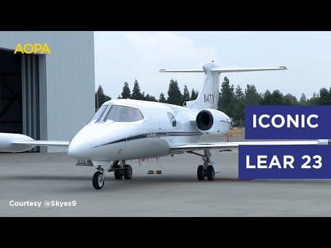 The Only Flying Learjet 23